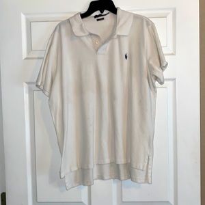 White Polo by Ralph Lauren collar shirt.XXL.